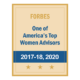 Forbes top women advisor graphic