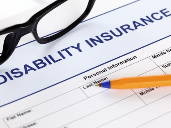 Disability insurance form